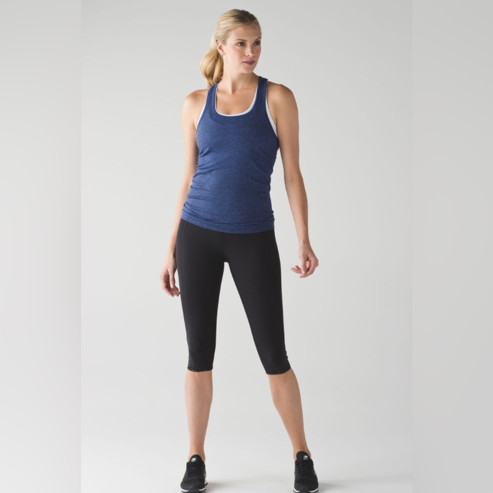 Lululemon Swiftly Tech Racerback
Black / Sapphire Blue - Picture 1 of 7